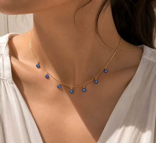 LUMI Evil Eye Charm Necklace